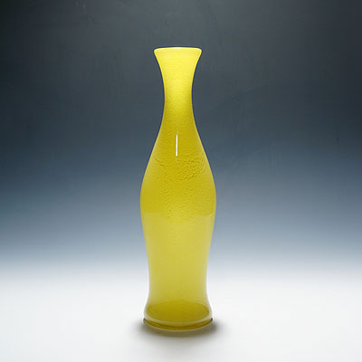 A Large Soffiato Glass Vase by Galliano Ferro, Murano ca. 1950s.